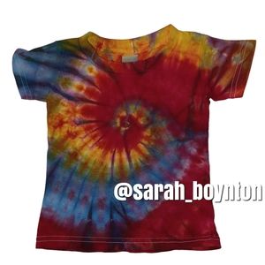 2T Spiral Tie Dye Tee